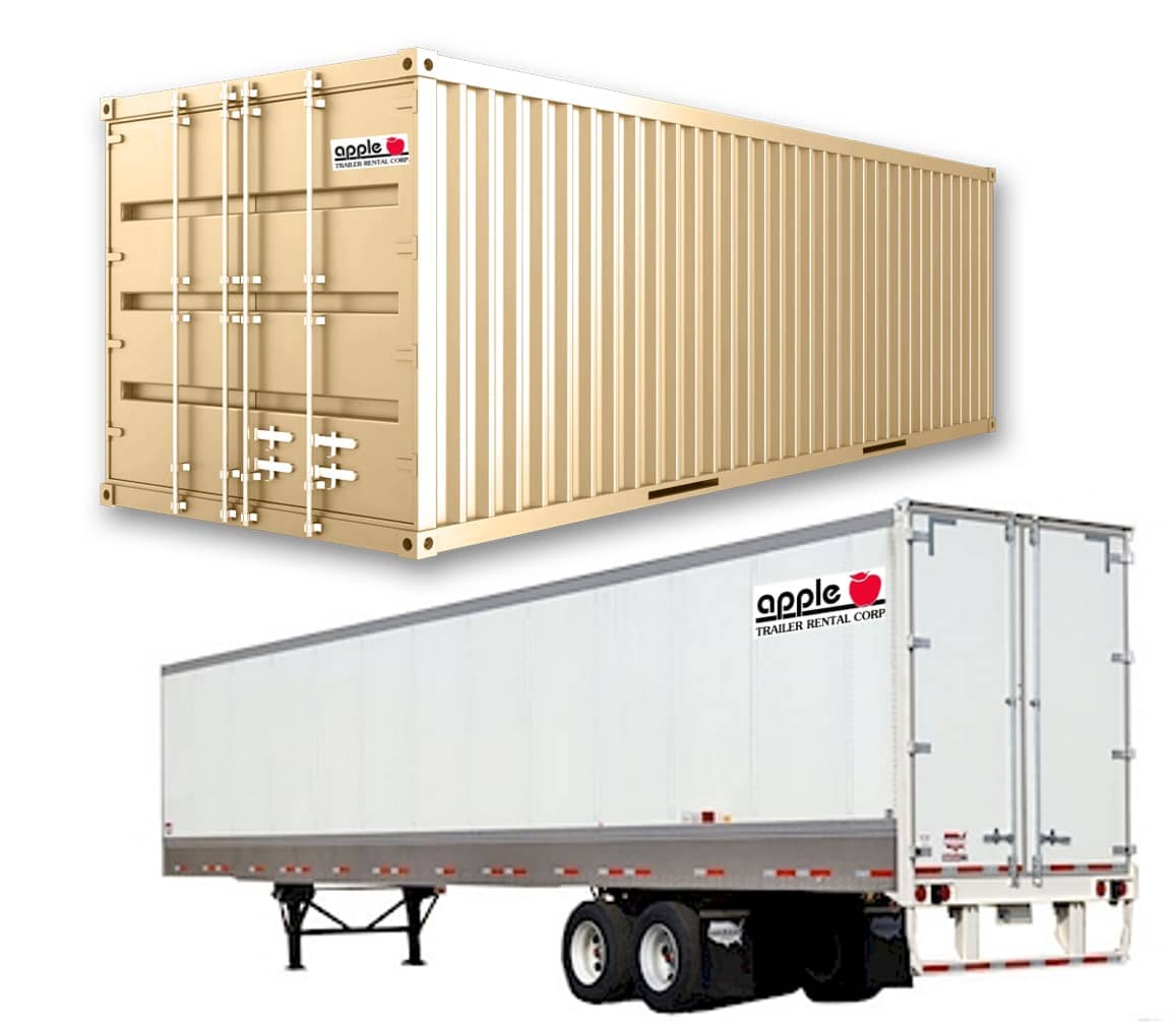 Portable Storage for rent. Storage Trailers and Storage Container.